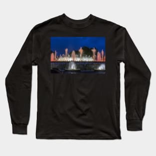 Colorful performance of Magic Fountain Long Sleeve T-Shirt